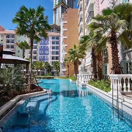 Seven Seas Cote D'Azur Family-Friendly One Bedroom With Pool& Gym Steps To Beach Jomtien Beach Exterior photo